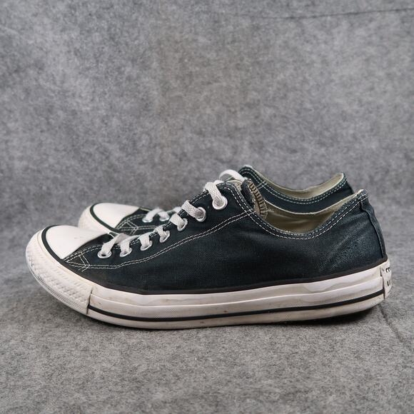 Converse Shoes Mens 11 Sneakers Casual Chuck Taylor All Star Low Black Canvas - Picture 6 of 16